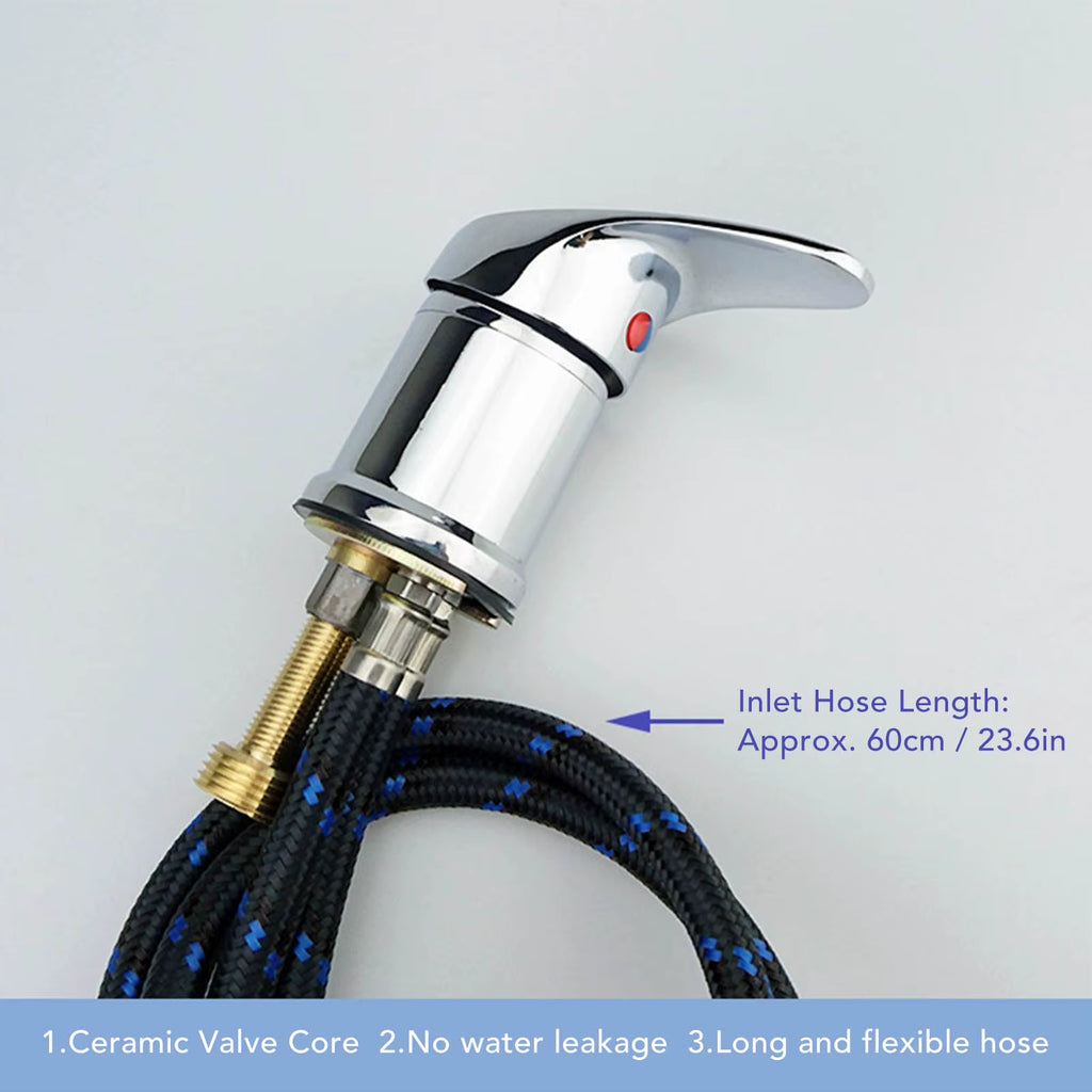 Salon Shampoo Basin Faucet Mixing Valve Professional Shampoo Bowl Faucet Hose for Shampoo Bed Shampoo Basin Faucet