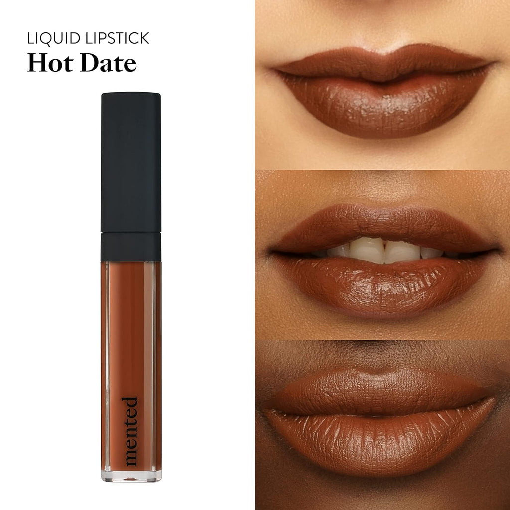 Cosmetics Liquid Lipstick for Women, Velvet Matte Red Lipstick, Waterproof Lip Gloss, Tint, Stain Long Lasting Hydrating Moisturizing, Smudgeproof, Vegan, Hot Date