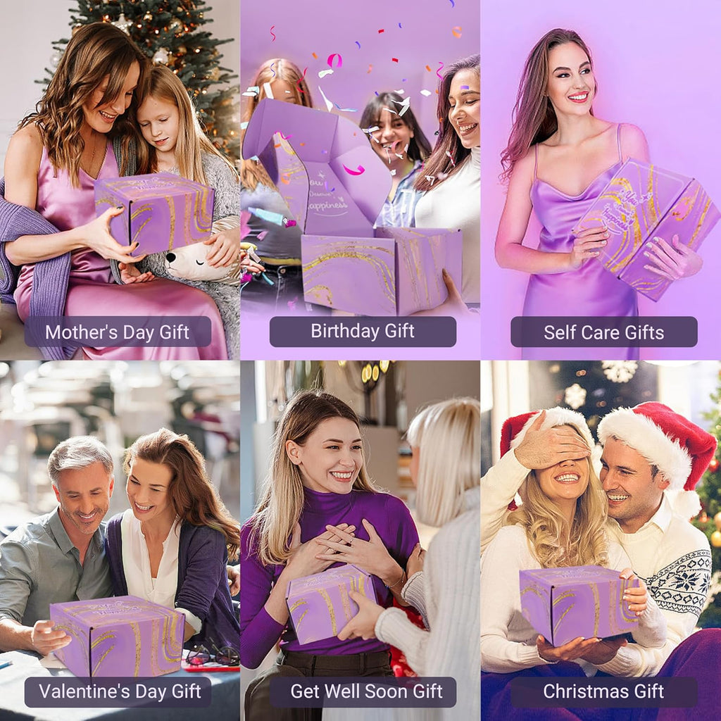 Gifts for Women, 10Pcs Spa Gift Basket Set Thinking of Your Self Care Unique Gift Box for Mom, Wife, Girlfriend, Sister, Friend, Her on Mother'S Day, Valentine'S Day, Birthday, Christmas